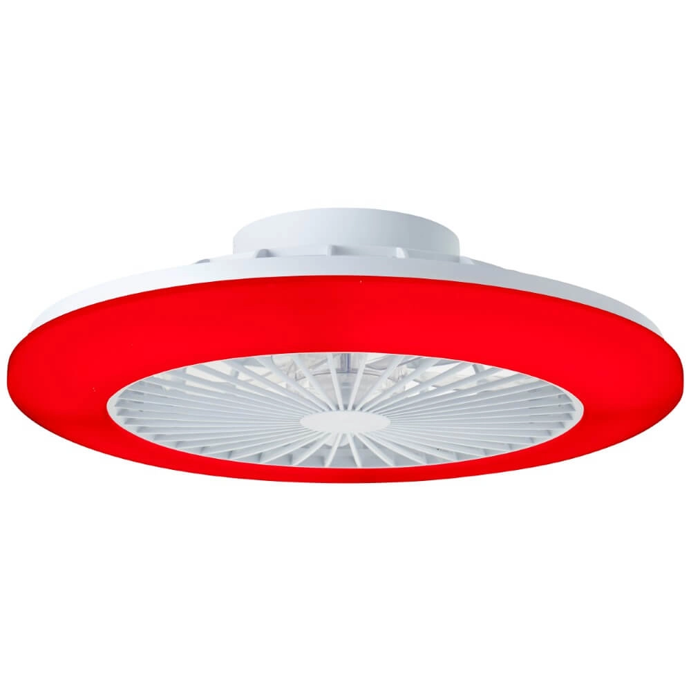 White fan Salerno with RGB function Brilliant 4004353433238