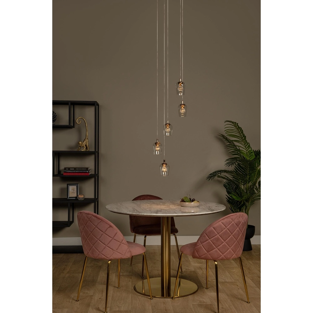 Unique pendant lamp Berliane 5-light round Lucide 5411212011015