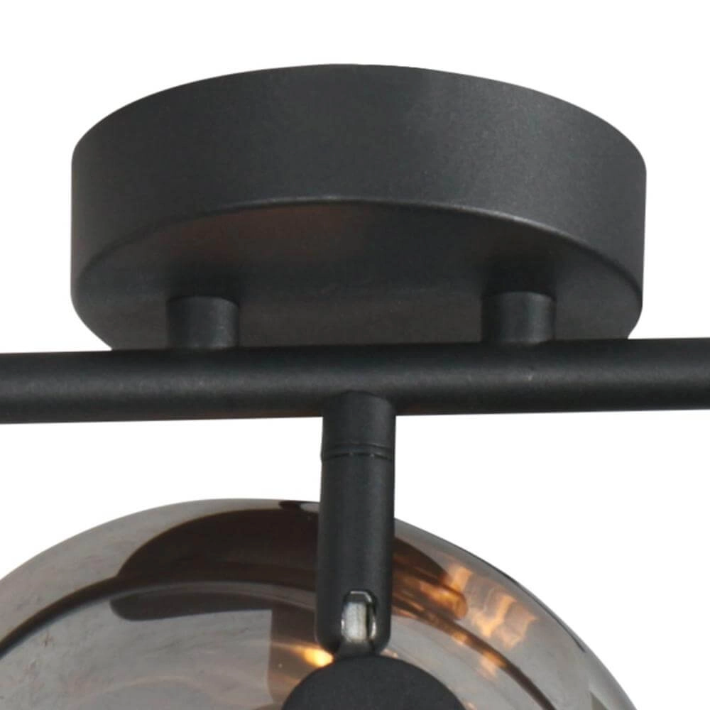 Black ceiling lamp Tenebris 3-light Steinhauer 8712746178128