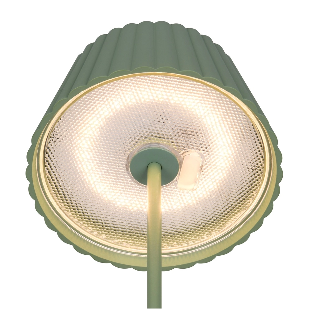 Table lamp Suarez Pistachio Green Trio 4017807601725