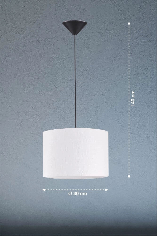Hanging lamp Vigo white hood Fischer & Honsel 4003694608053