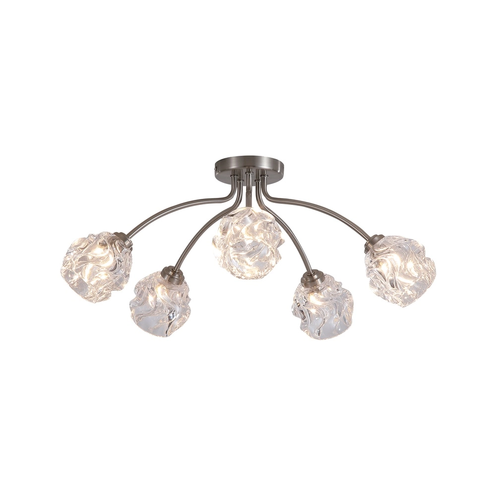 Ceiling lamp Astral nickel 5-lights