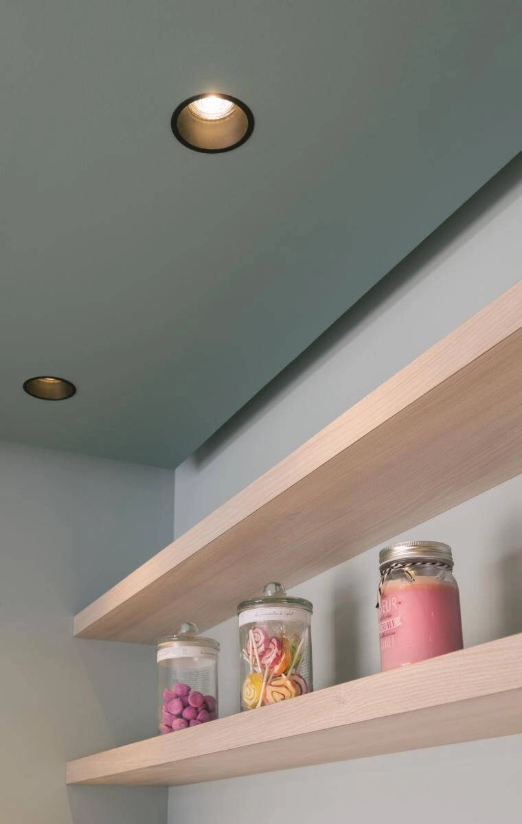 Recessed spotlight Horn black 10.5cm SLV 4024163150101