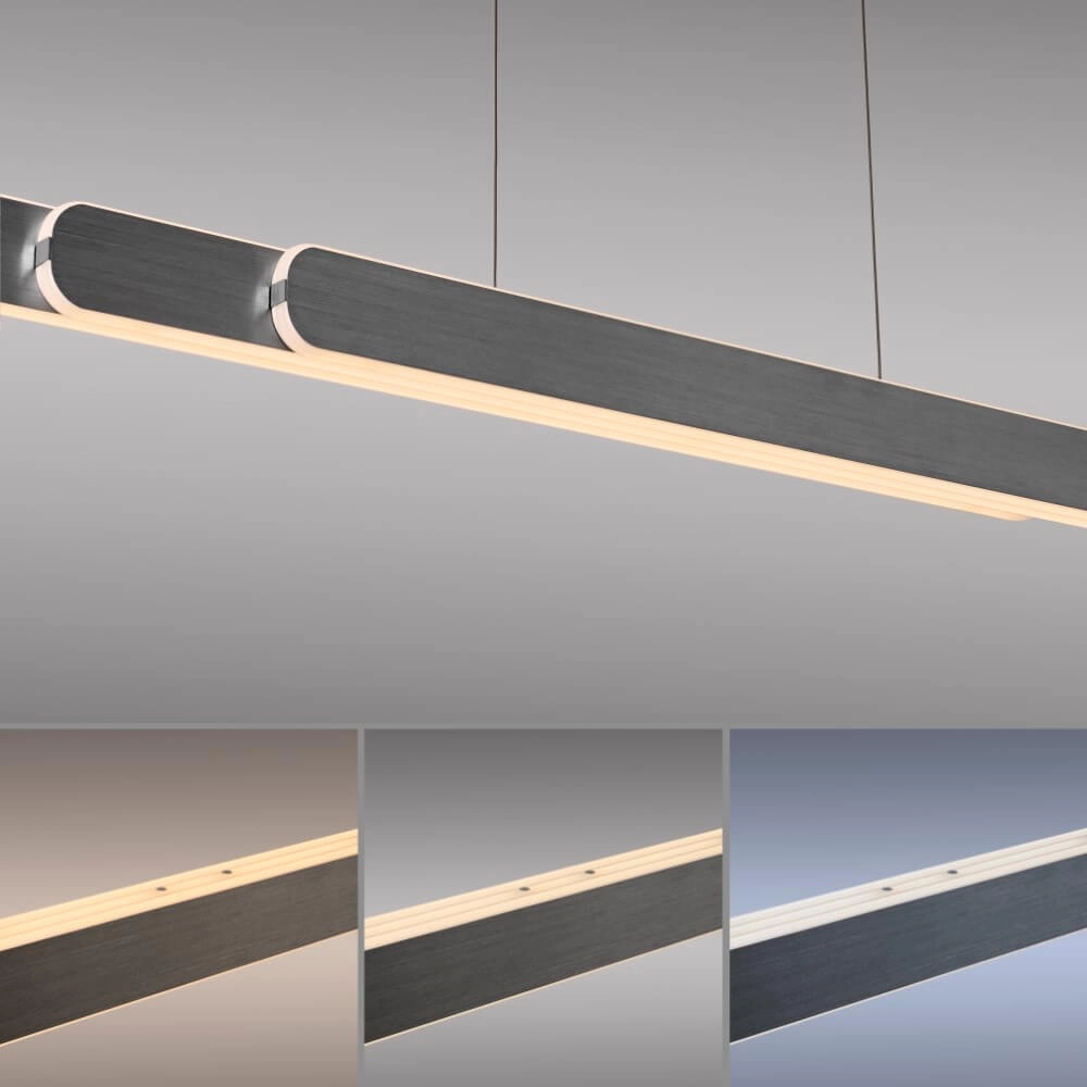 Design pendant lamp Adriana Round black Paul Neuhaus 4012248384282
