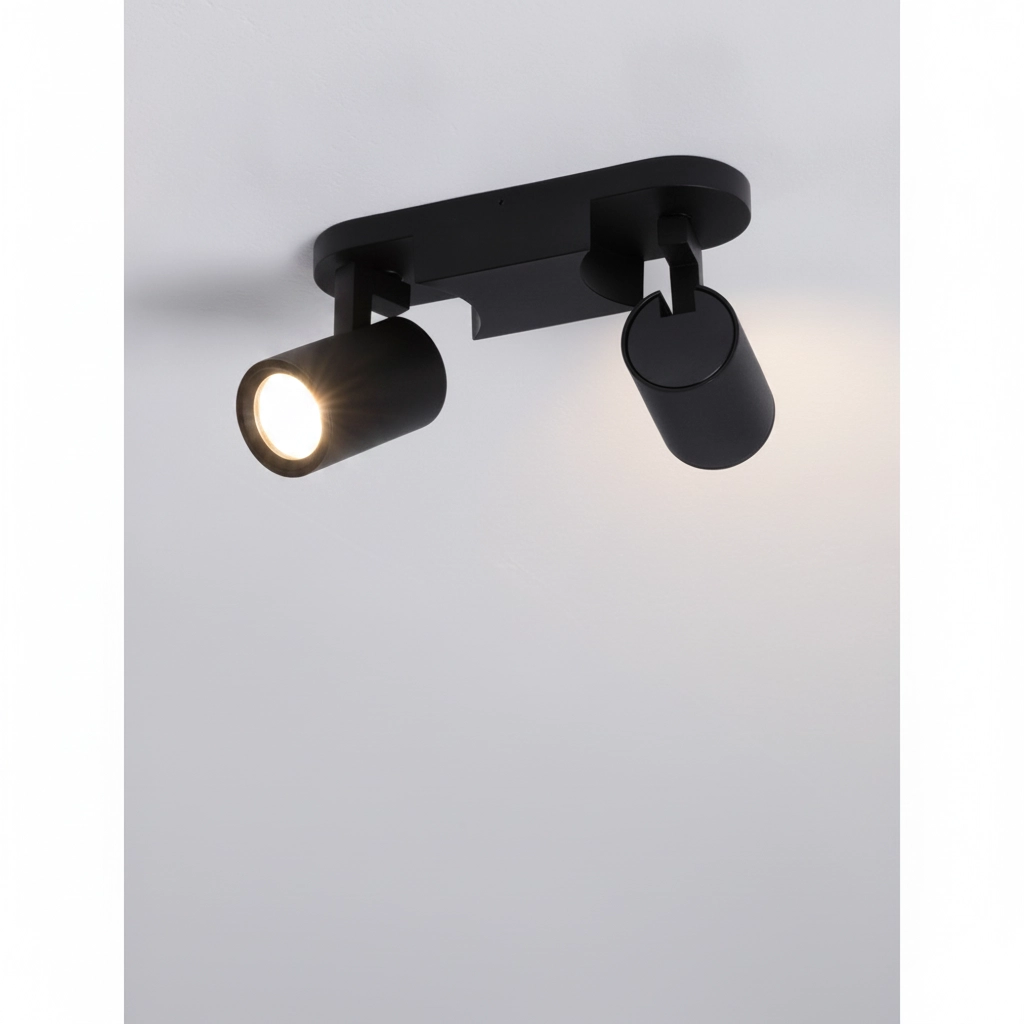 Ceiling spotlight Esto 2-light black