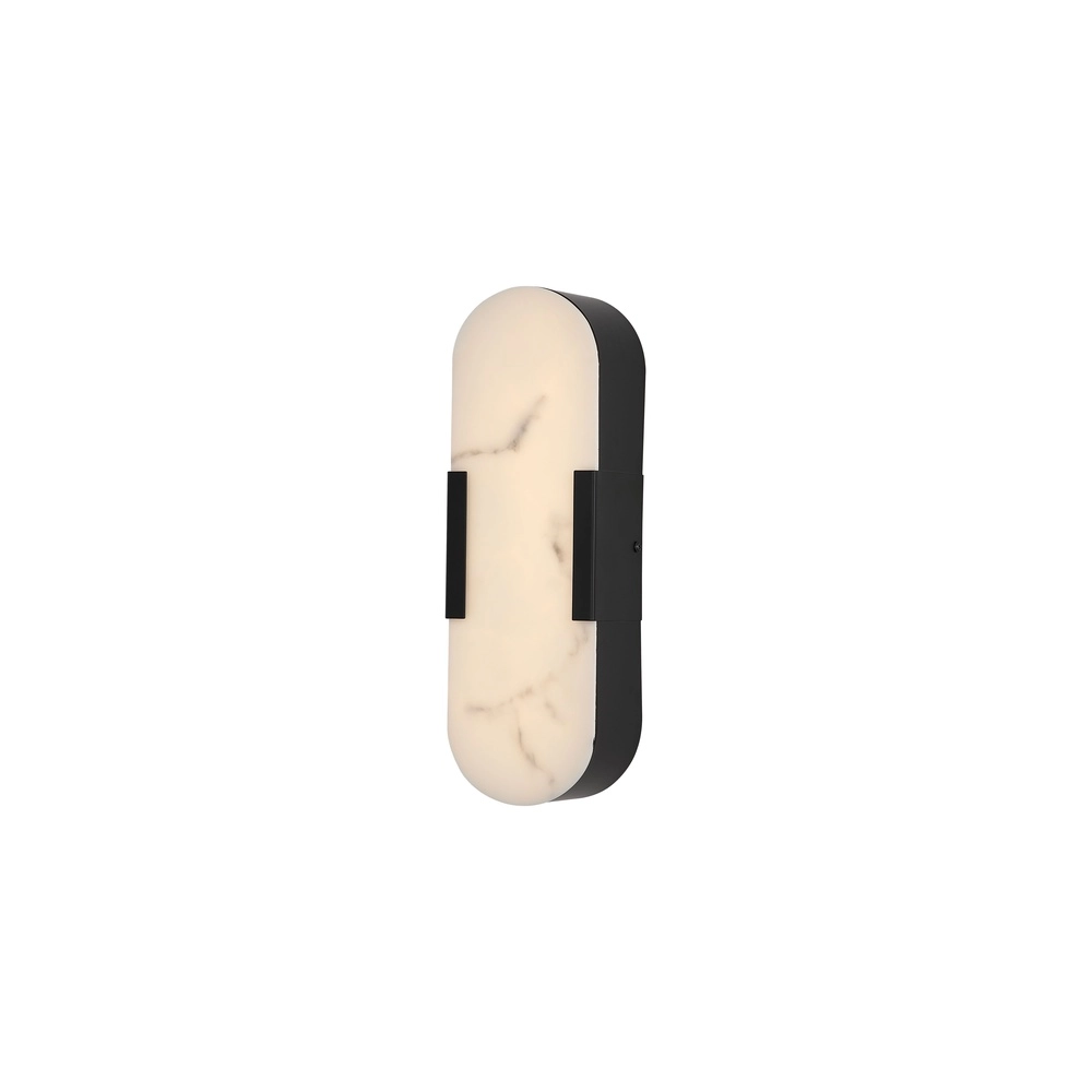 Wall lamp Opaline black 35cm