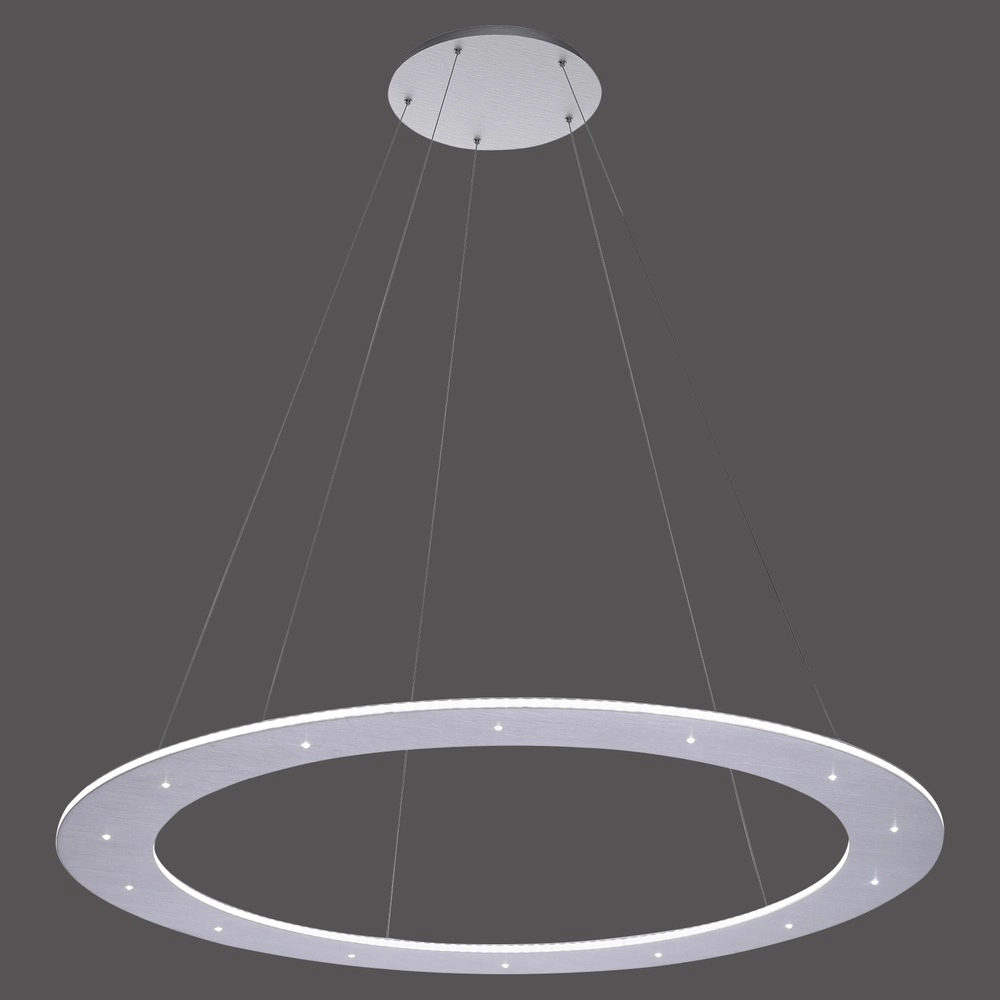 Led pendant light Pure Cosmo brushed metal - Ø 75cm