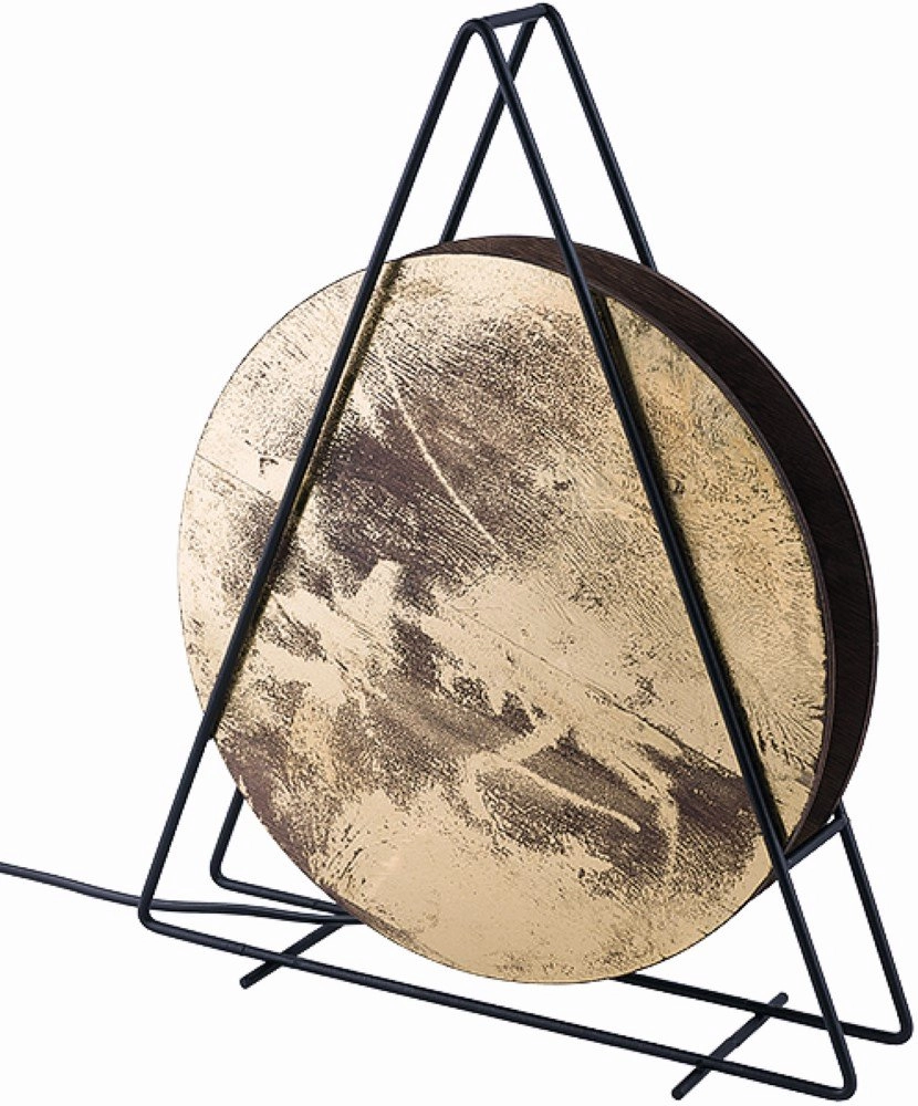 Gold table lamp Wheel