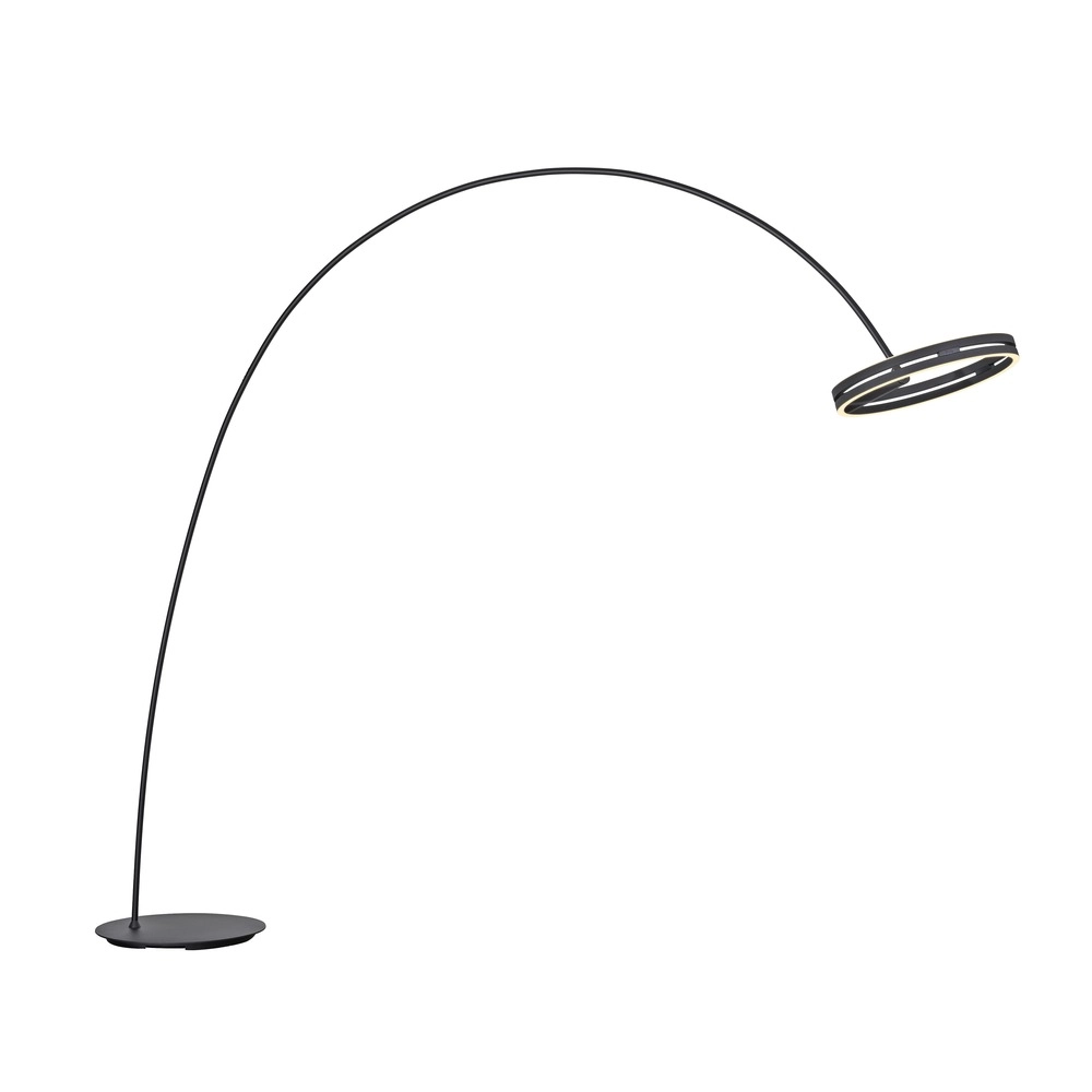 Sleek arc lamp Pure Loop-Bow Adjustable - Black Pearl Paul Neuhaus 4012248397152