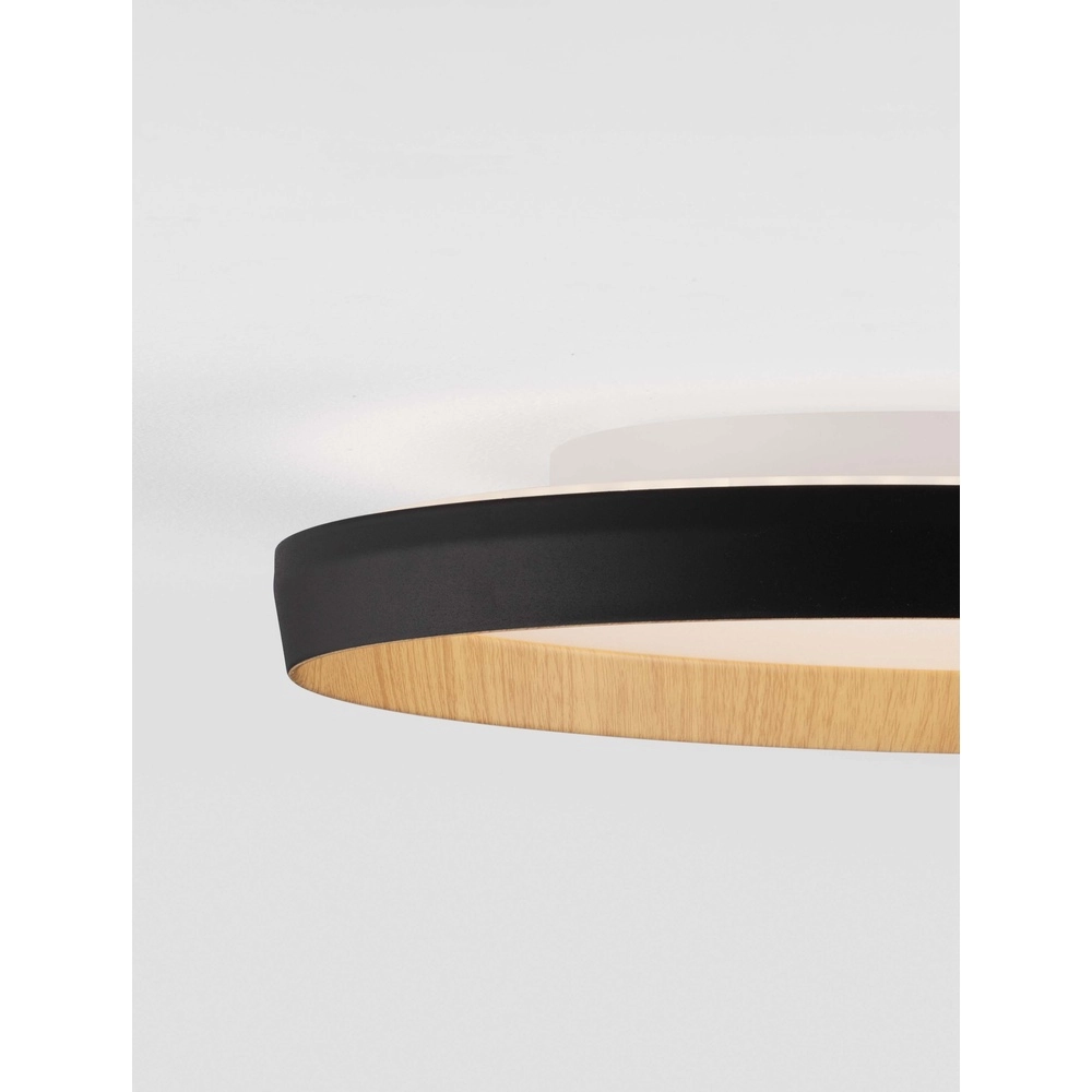 Ceiling light Vomos black Ø 40cm Lyora 5212017448767