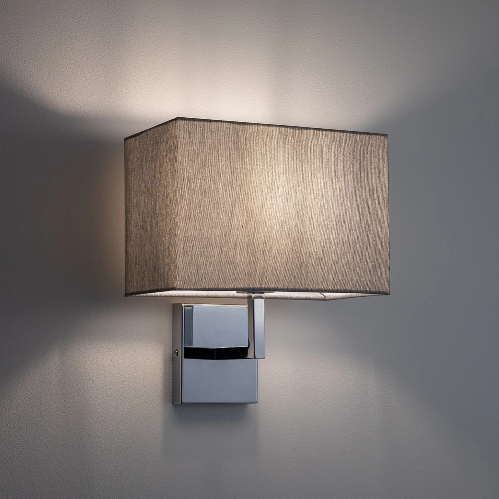 Wall lamp Hotel Mood 26cm grey