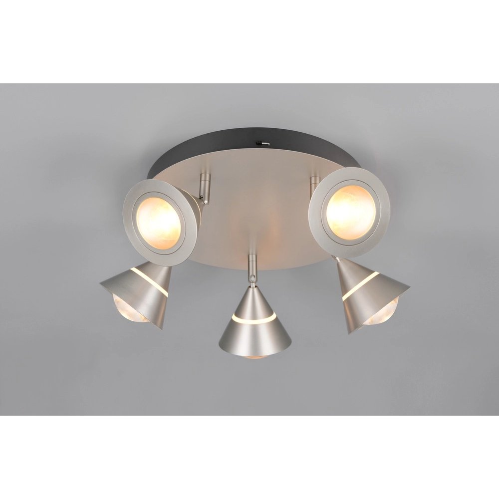 Ceiling lamp Romeo nickel Trio 4017807670431