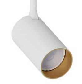 Directional surface-mounted spotlight Mono Long white with gold Lyora 5903139767194