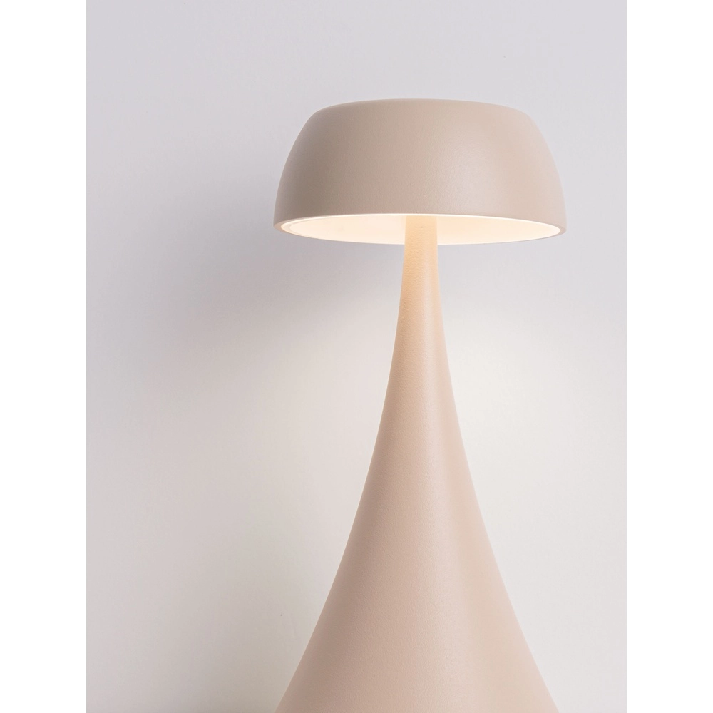Table lamp Ycro sand brown rechargeable with USB Lyora 5212017477019