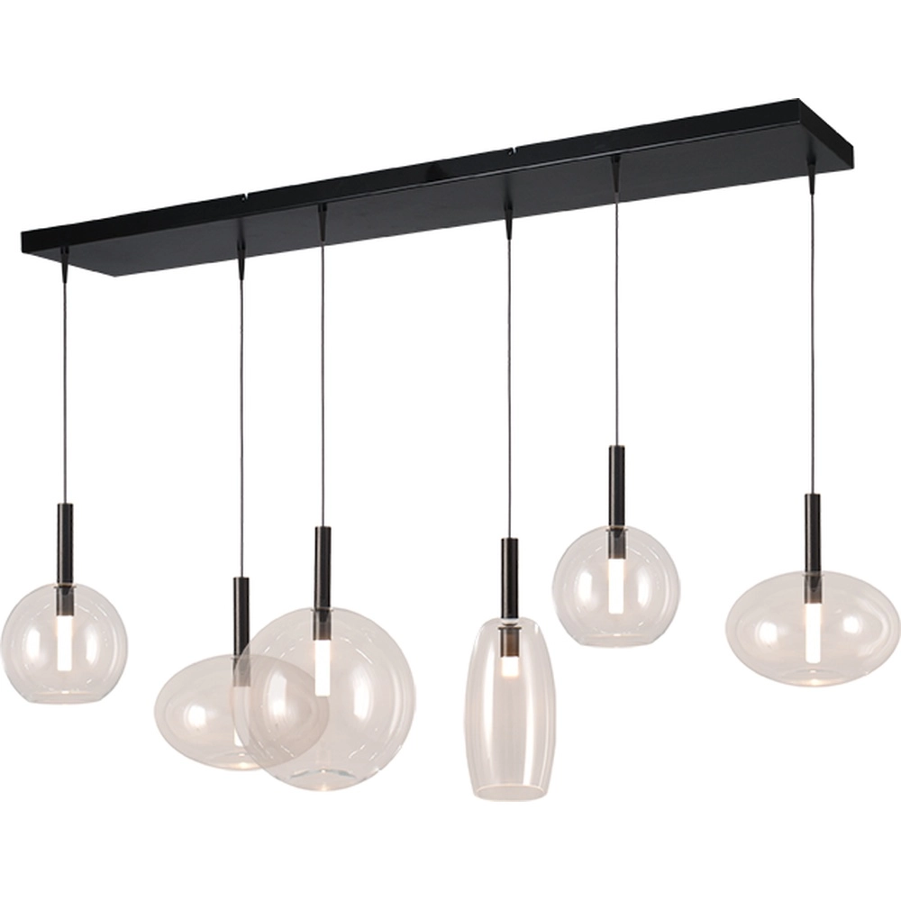 6L pendant light Lido Ball with clear glass