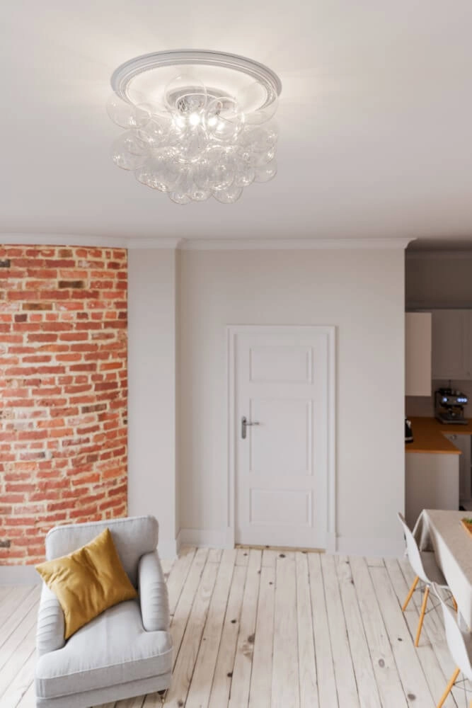 Ceiling light Gross transparent By Rydéns 7391741010681