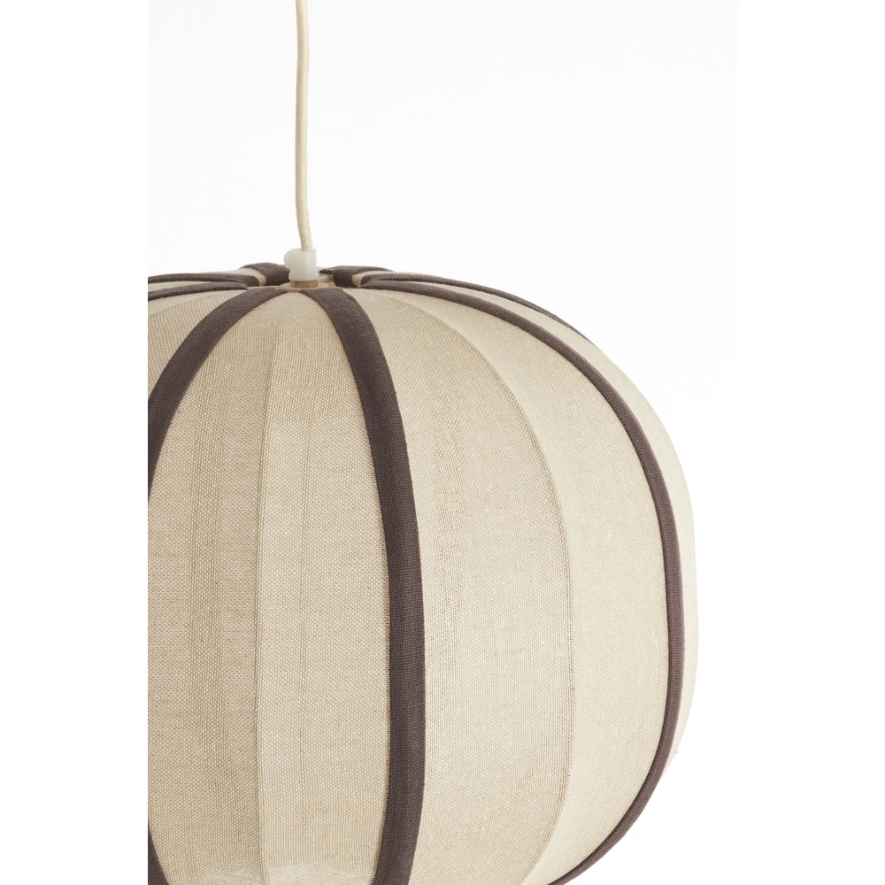 Japandi pendant lamp Esmiria Ø 40cm - dark brown Light & Living 8717807835934