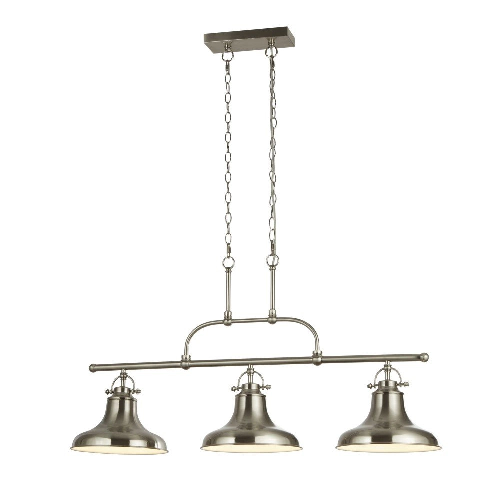 Dining room pendant lamp Dallas matte silver