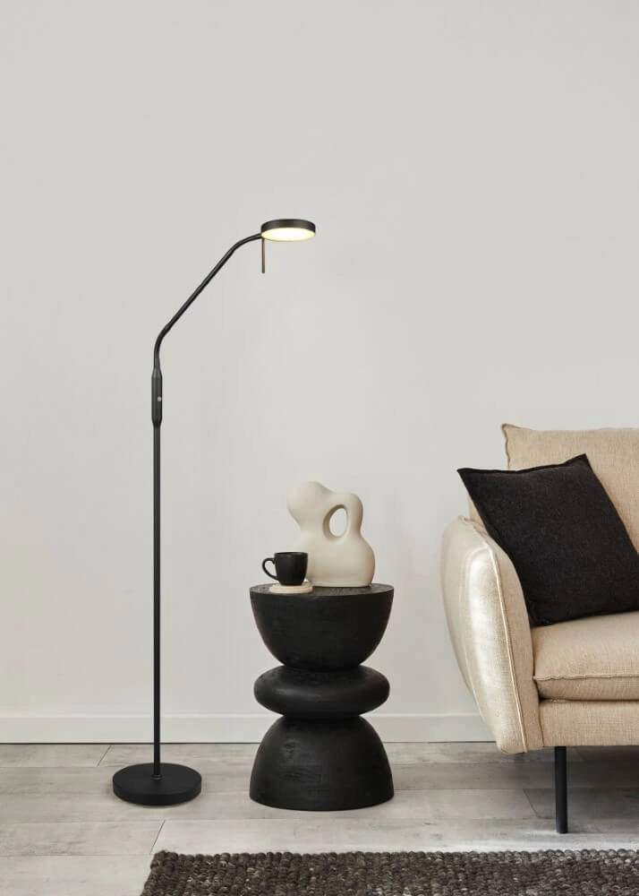 Black reading lamp Moreno Rechargeable Trio 4017807618013