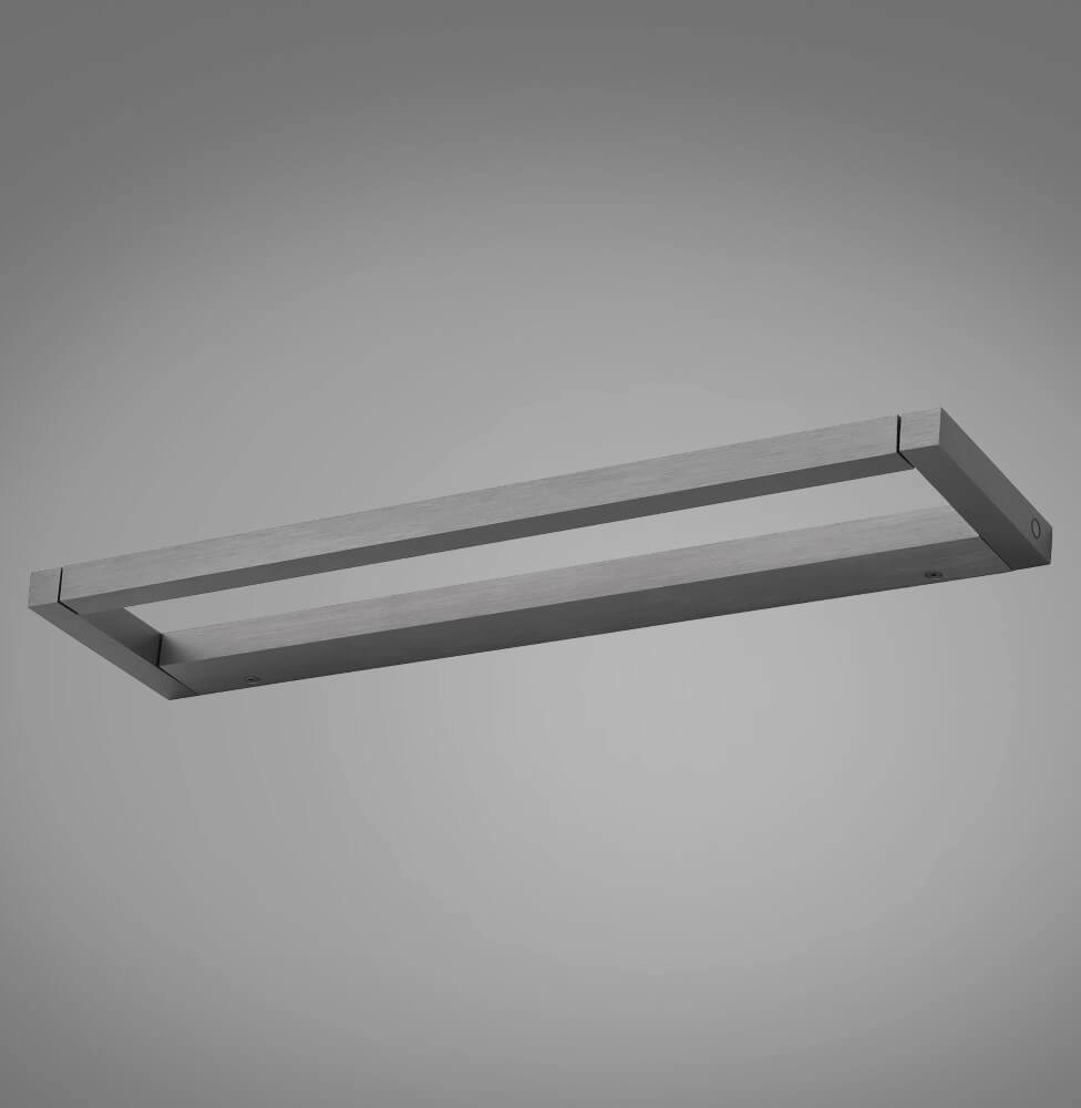 Sleek wall lamp Pure Puro gray 50cm Paul Neuhaus 4012248384206