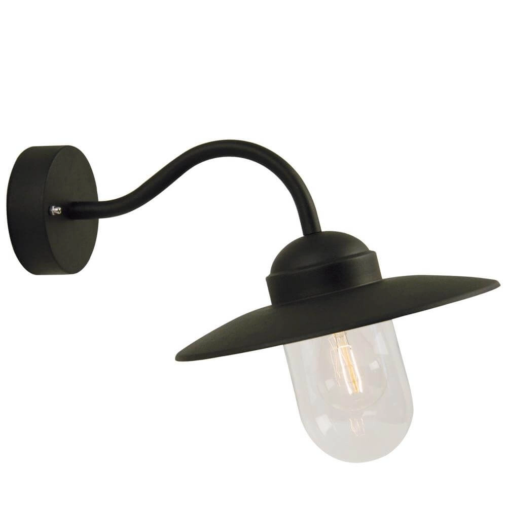 Classic wall lamp Luxembourg black