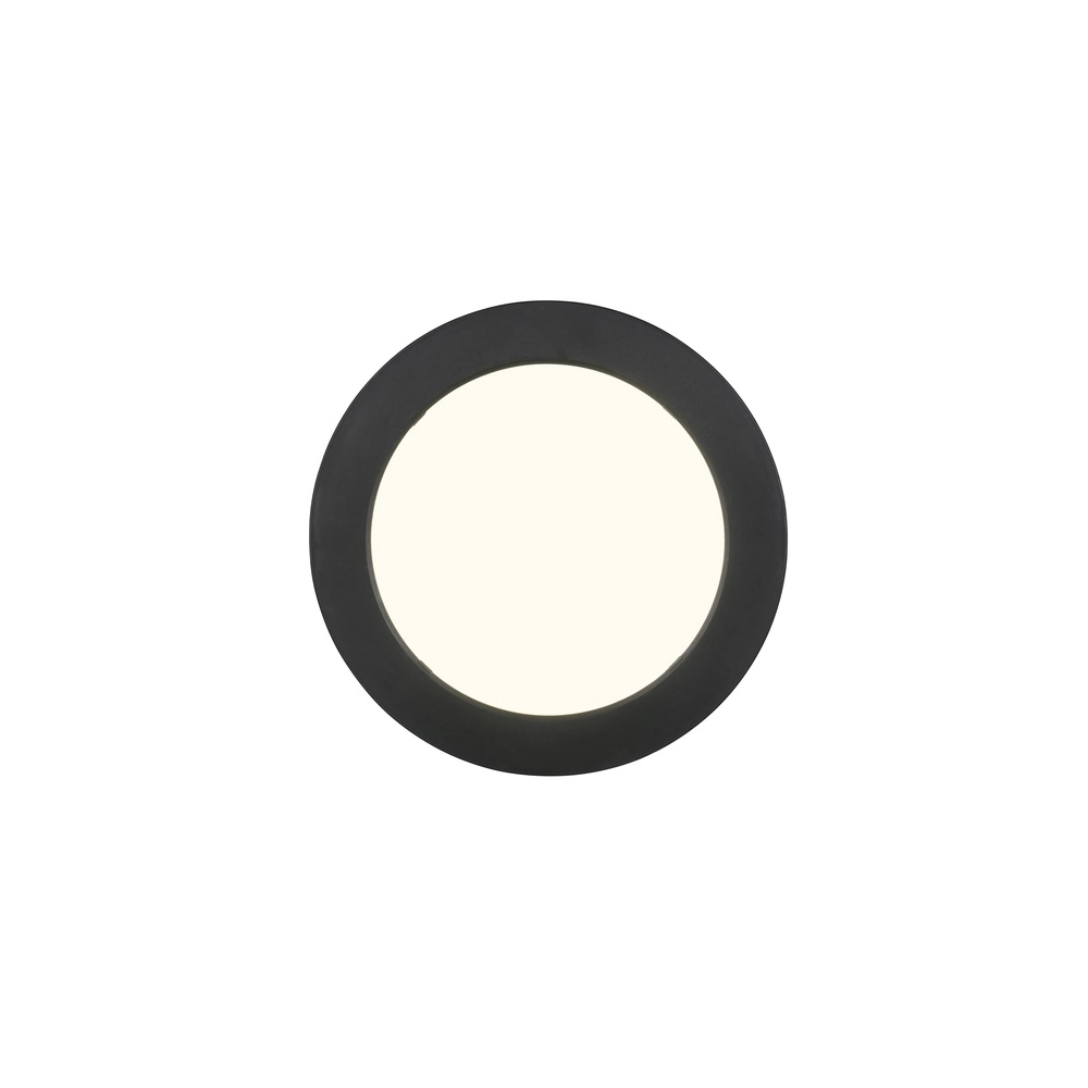 Recessed spotlight Ural black Ø 22,1cm Trio 4017807711479