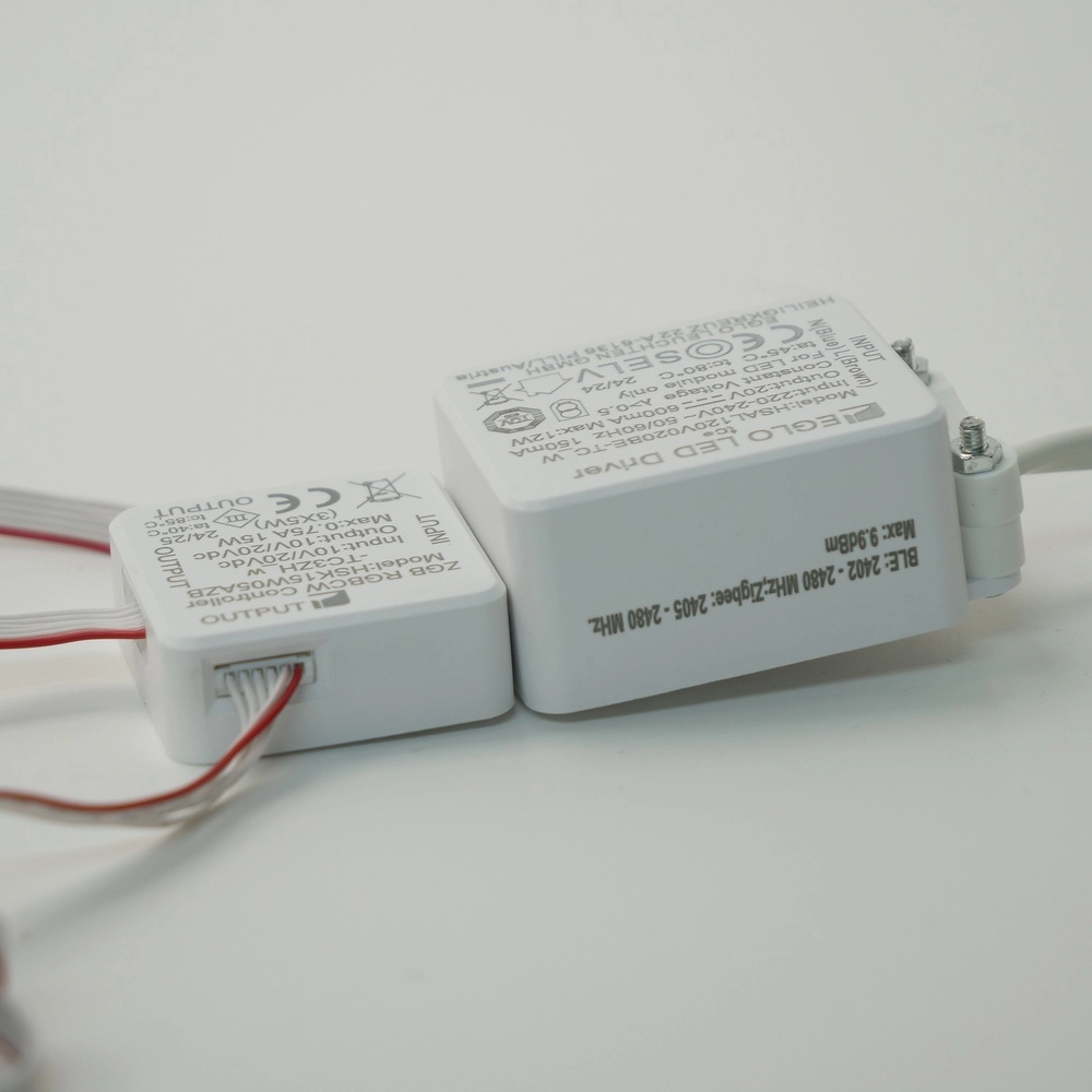 IP44 recessed spotlight Fueva 6-Z Zigbee - black - Ø 8.8cm Eglo 9008606330966