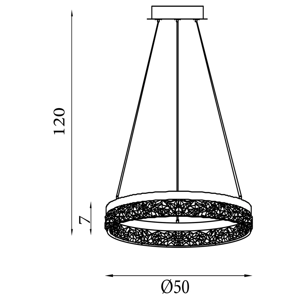 Pendant lamp Madeleine Ø 50cm Searchlight 5053423301495