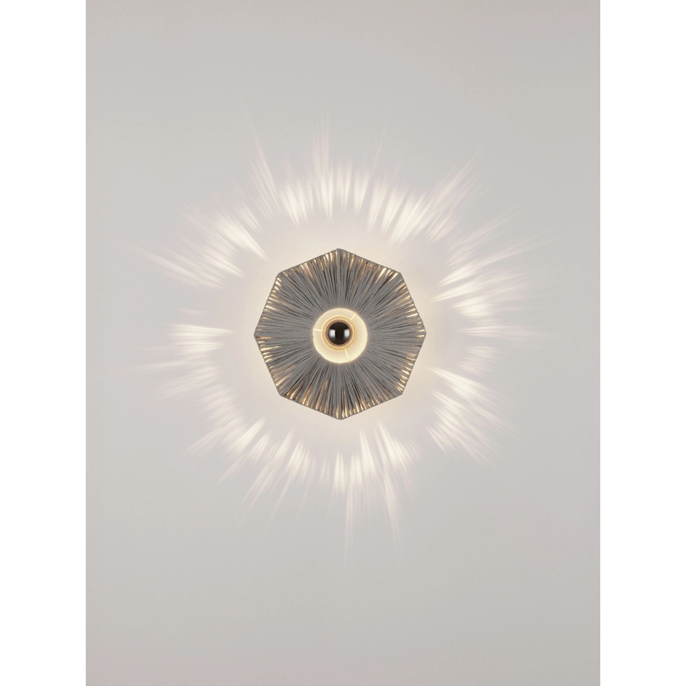 Wall lamp Elvio grey Ø 30cm Lyora 5212017493866
