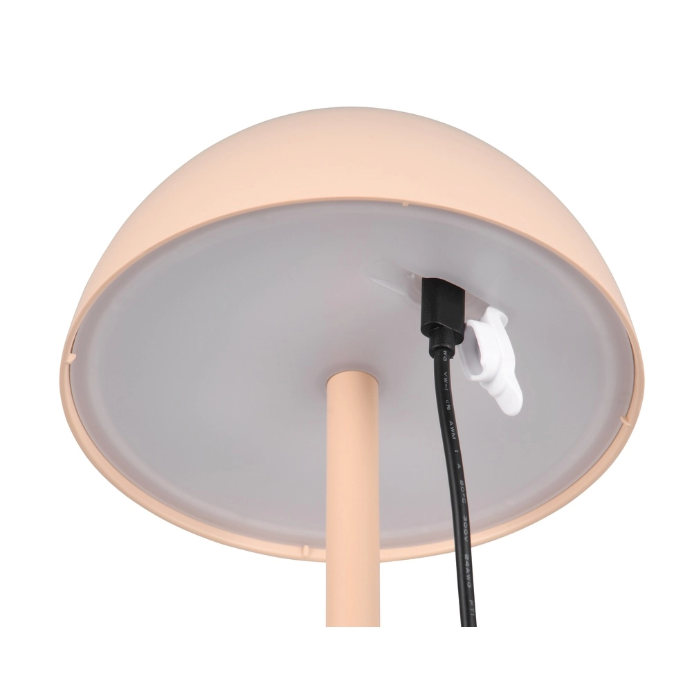 Table lamp Ricardo sand brown Ø 13.5cm Trio 4017807606195