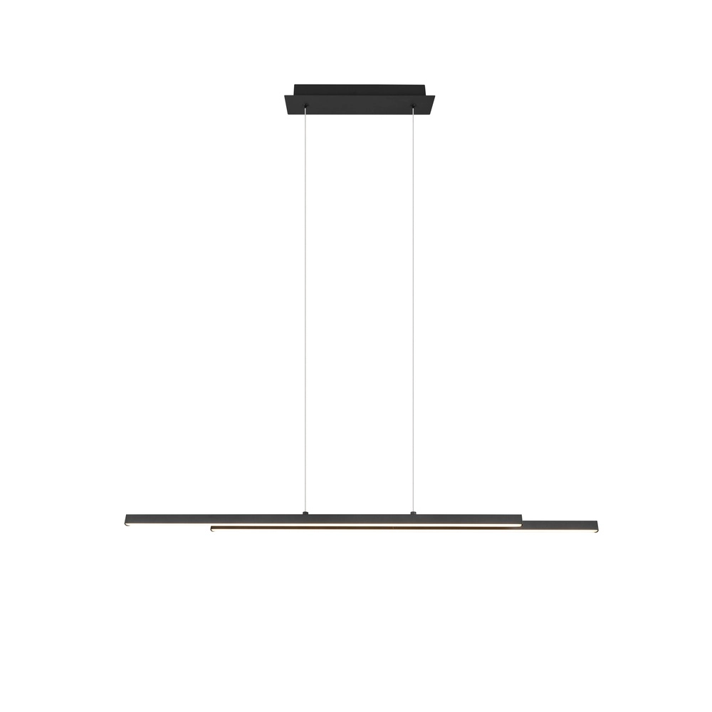Pendant lamp Odio black Trio 4017807612523