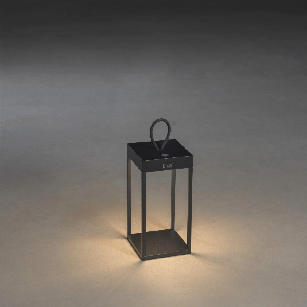 Black table lamp Ravello Rechargeable KonstSmide 7318307811759
