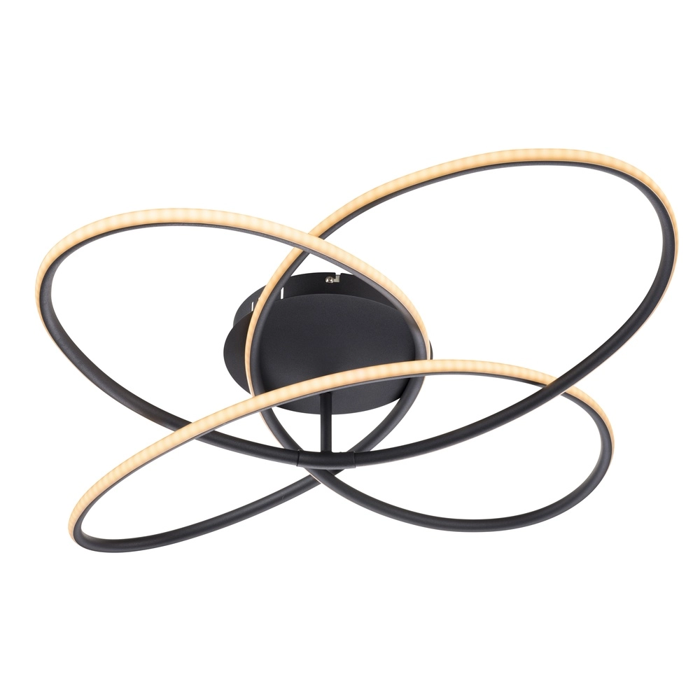 Design ceiling lamp Panda black Ø 80cm Globo 9007371409433