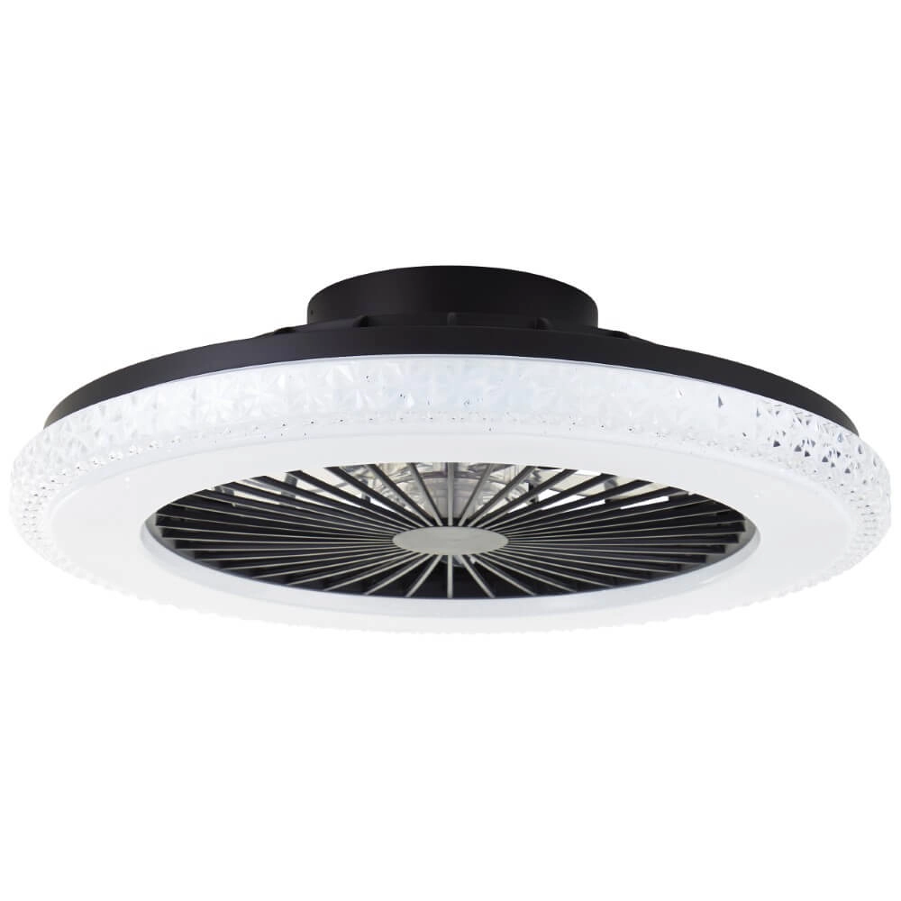 Black fan Badria with RGB function Brilliant 4004353435850