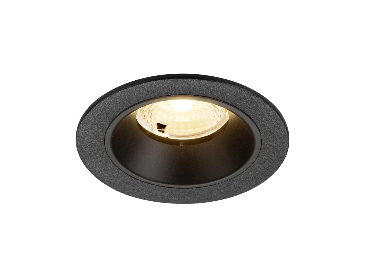 Recessed spotlight Numinos S black 3000K - 40deg