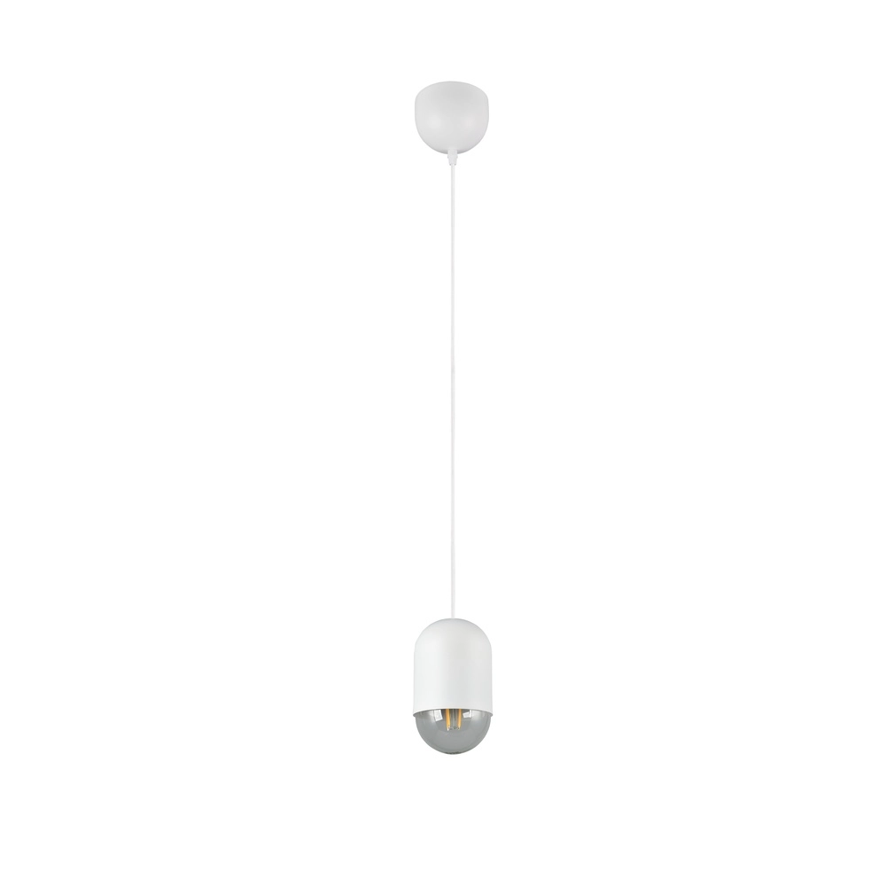 Unique pendant lamp Nara white Ø 10,5cm Trio 4017807661798