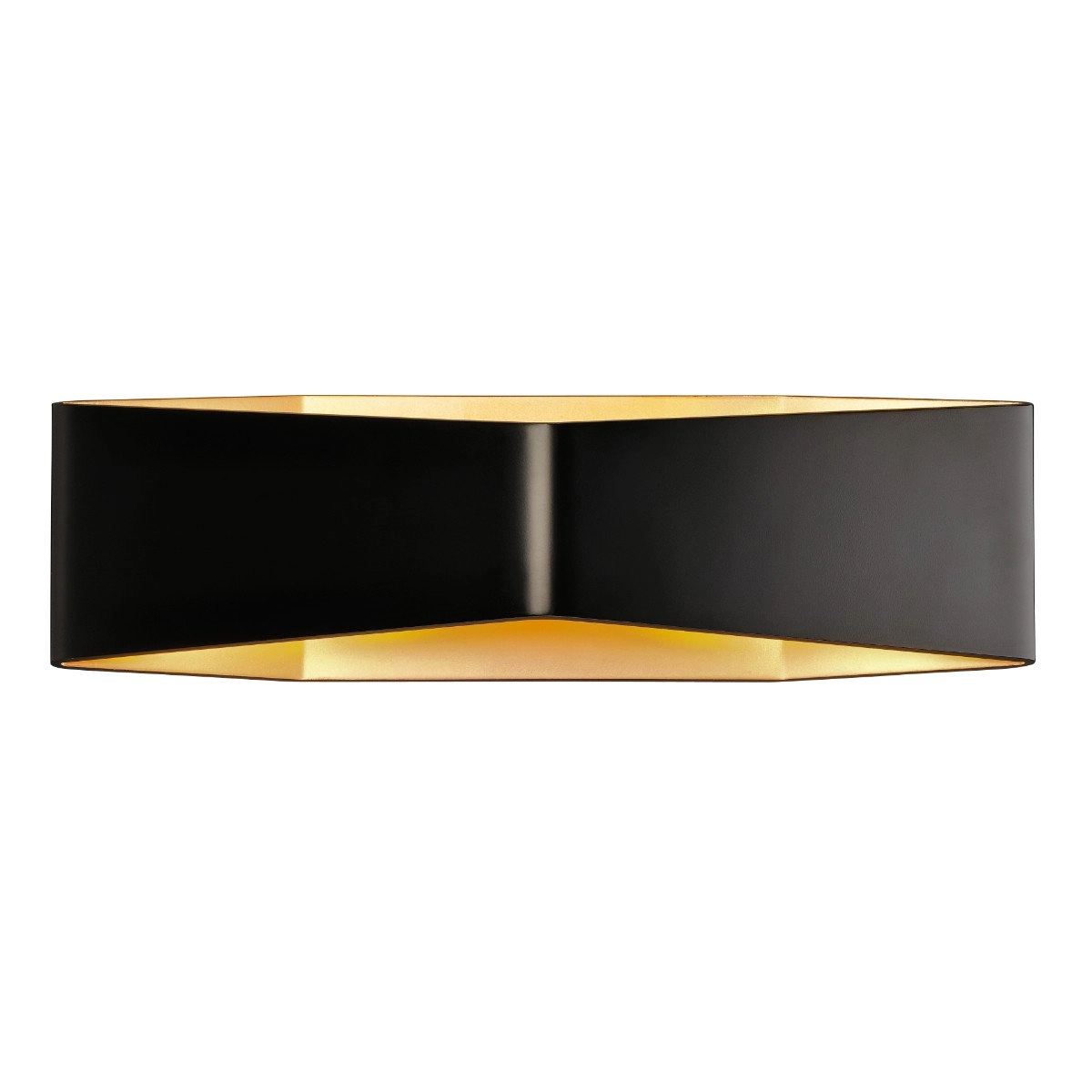 LED wall lamp Cariso WL-4 black with gold