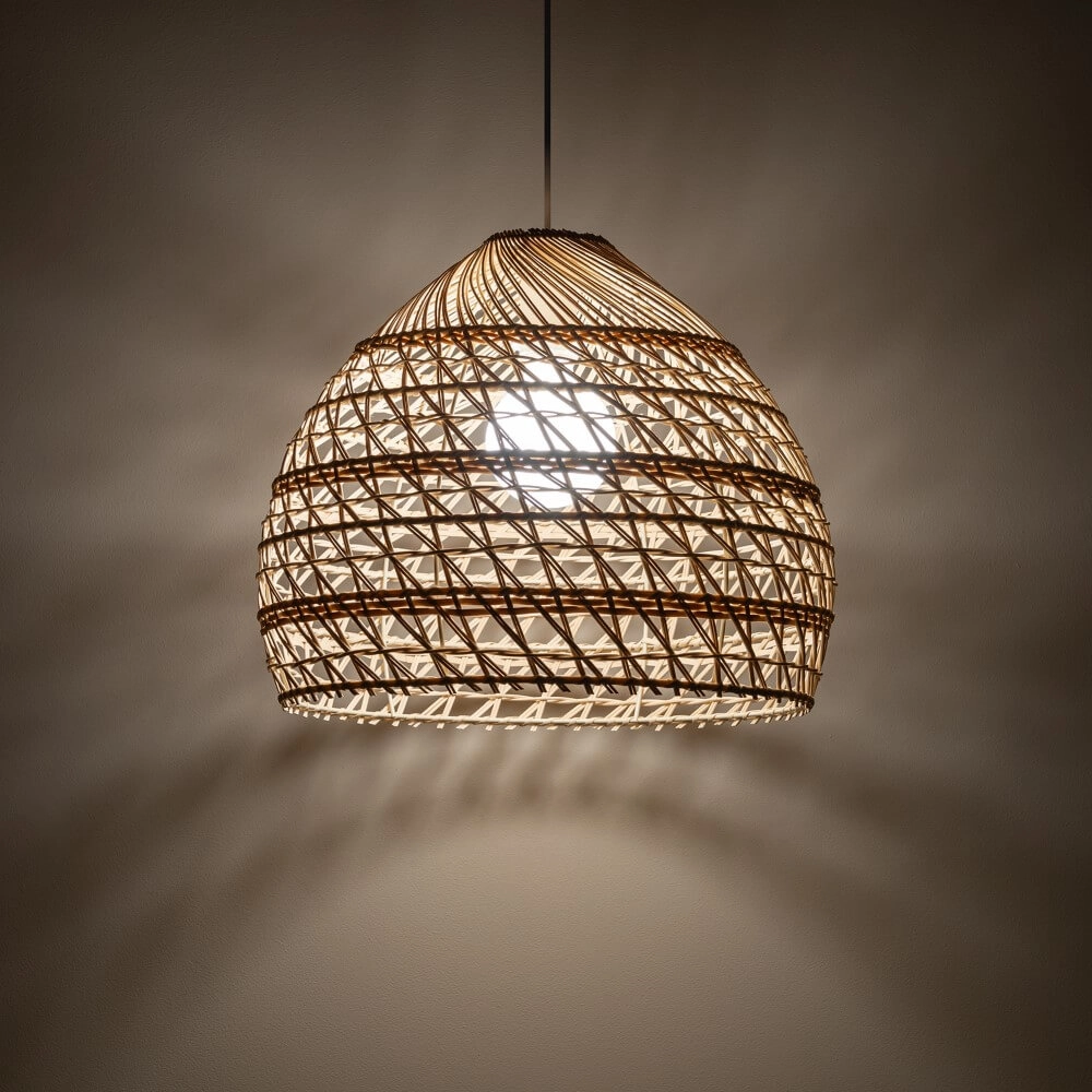 Rattan pendant lamp Boho M Ø 43cm Lyora 5903139111515