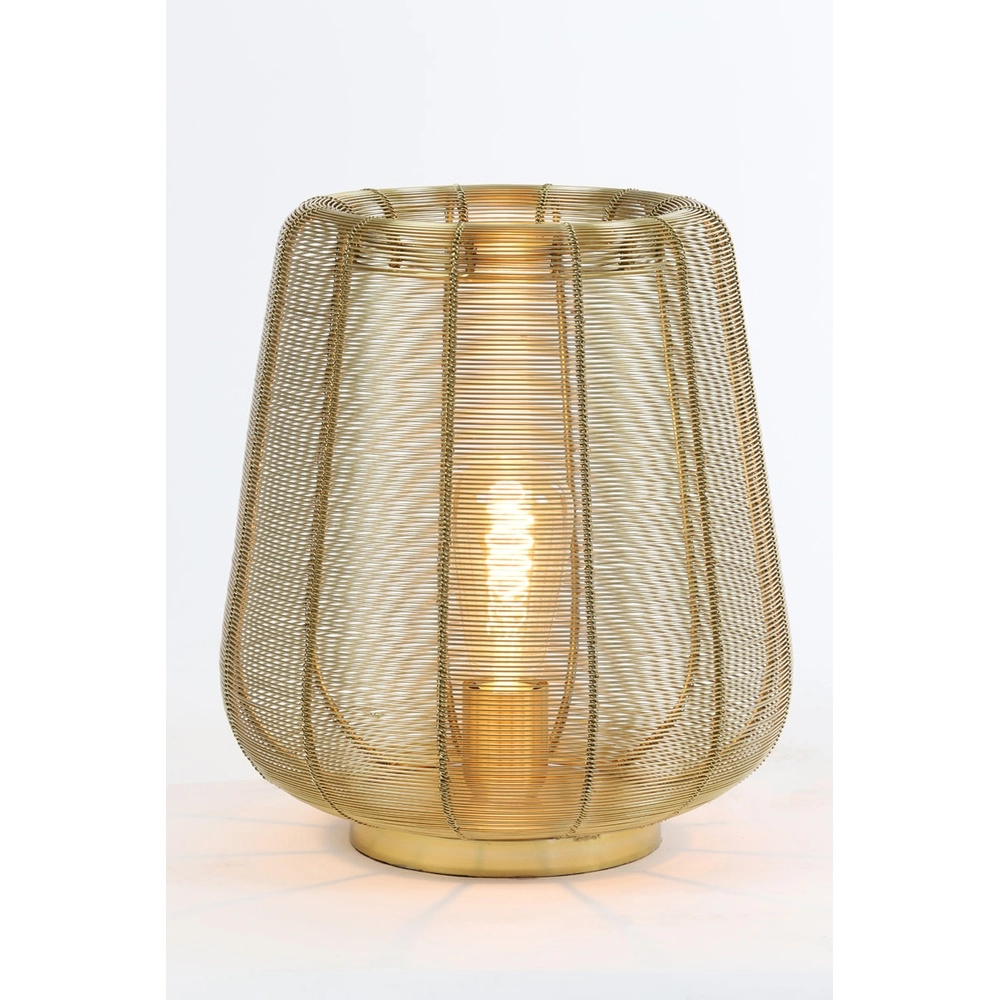Golden table lamp Adeta Ø 29cm Light & Living 8717807600945