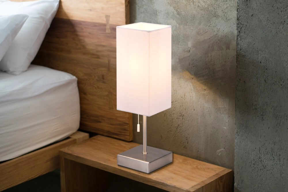 Twilight lamp Ole white with stainless steel Trio 4017807538564