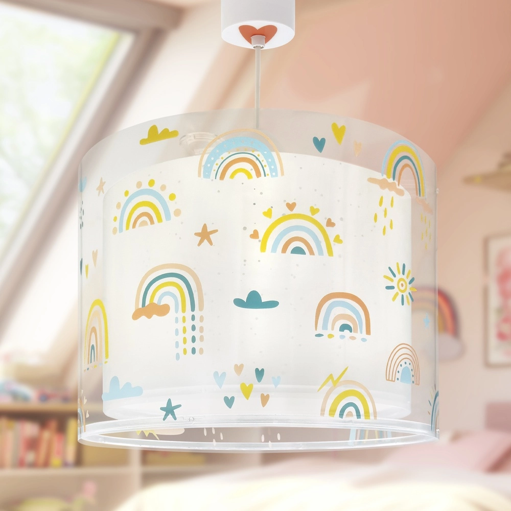 Pendant lamp Rainbow pink for children's room Dalber 8420406002569