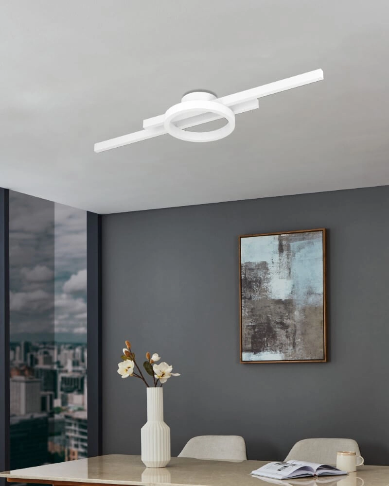 Black LED ceiling light Amandolo Eglo 9008606275045