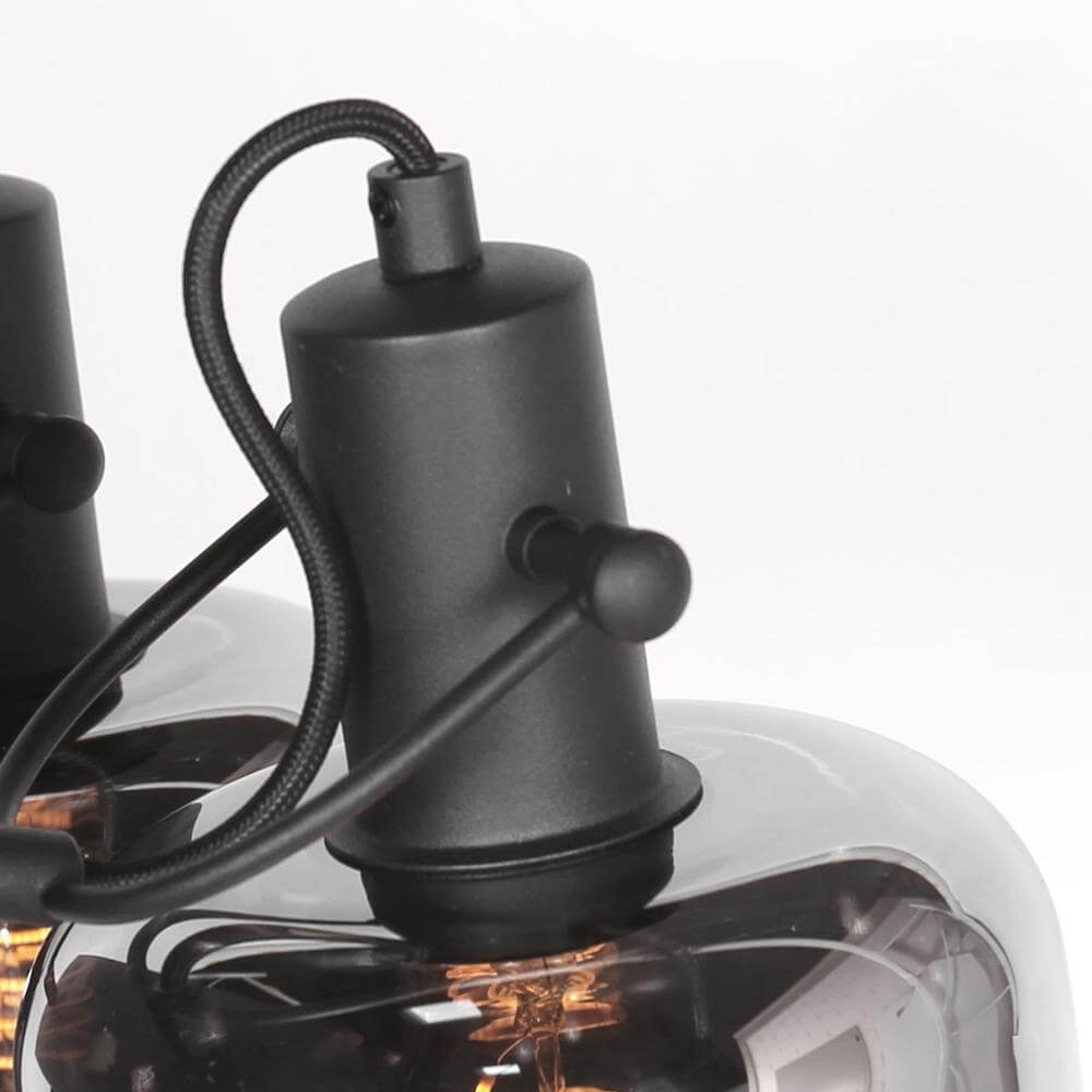 Double wall lamp Glaslic smoke glass Steinhauer 8712746174076