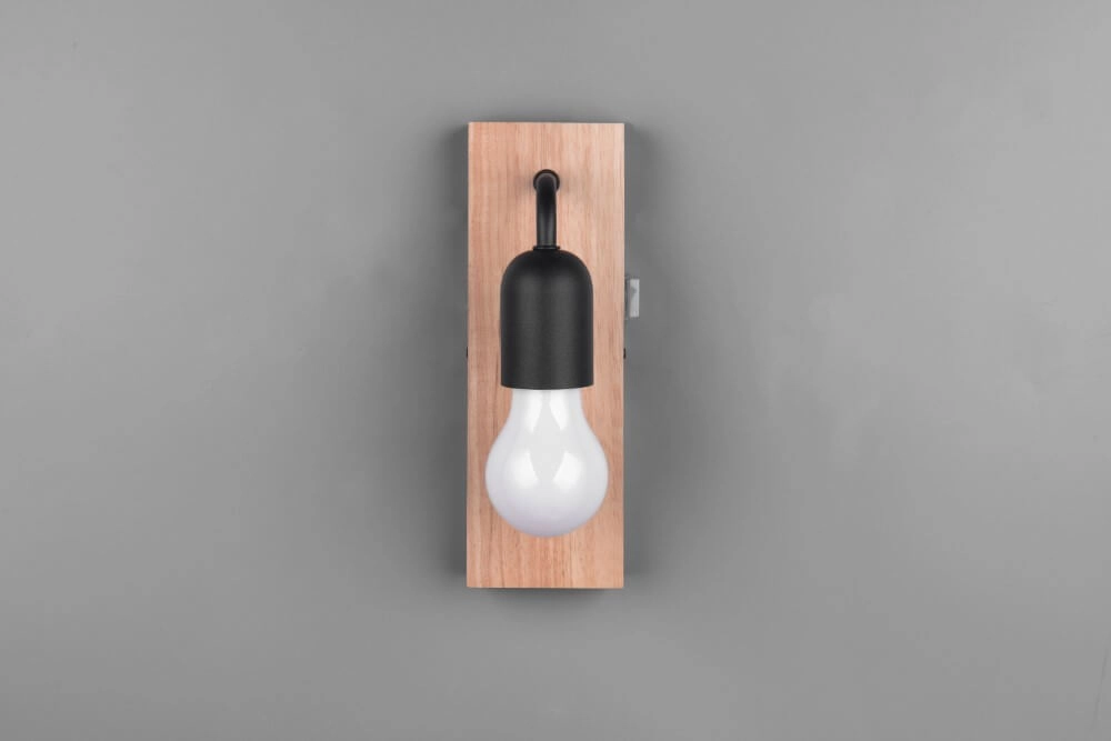 Country bathroom wall lamp Arturo 1x E27 Trio 4017807615678