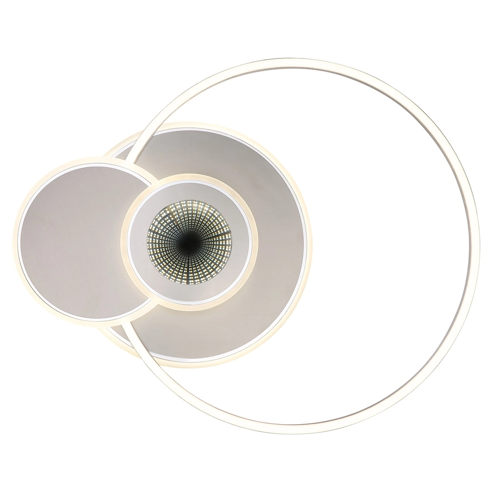Design ceiling lamp Beltran silver grey Globo 9007371586691