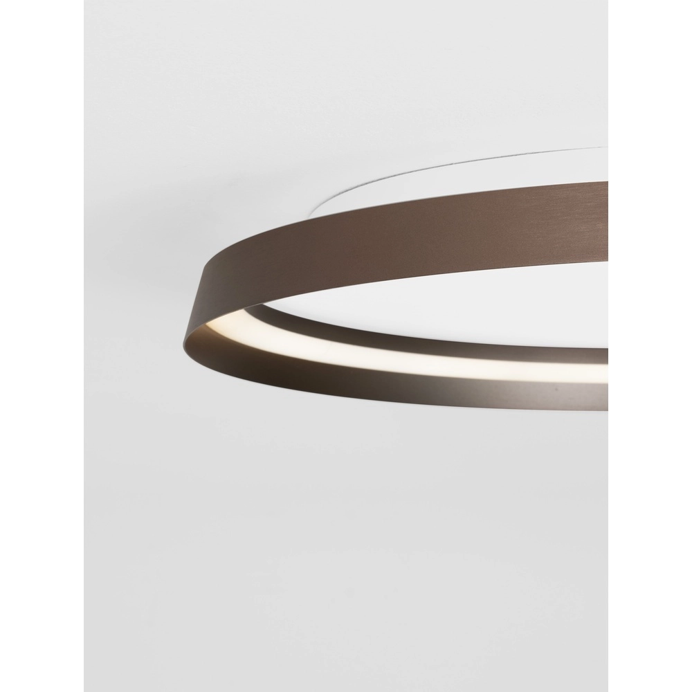Design ceiling light Ormi Ø 60cm coffee brown Lyora 5212017463142