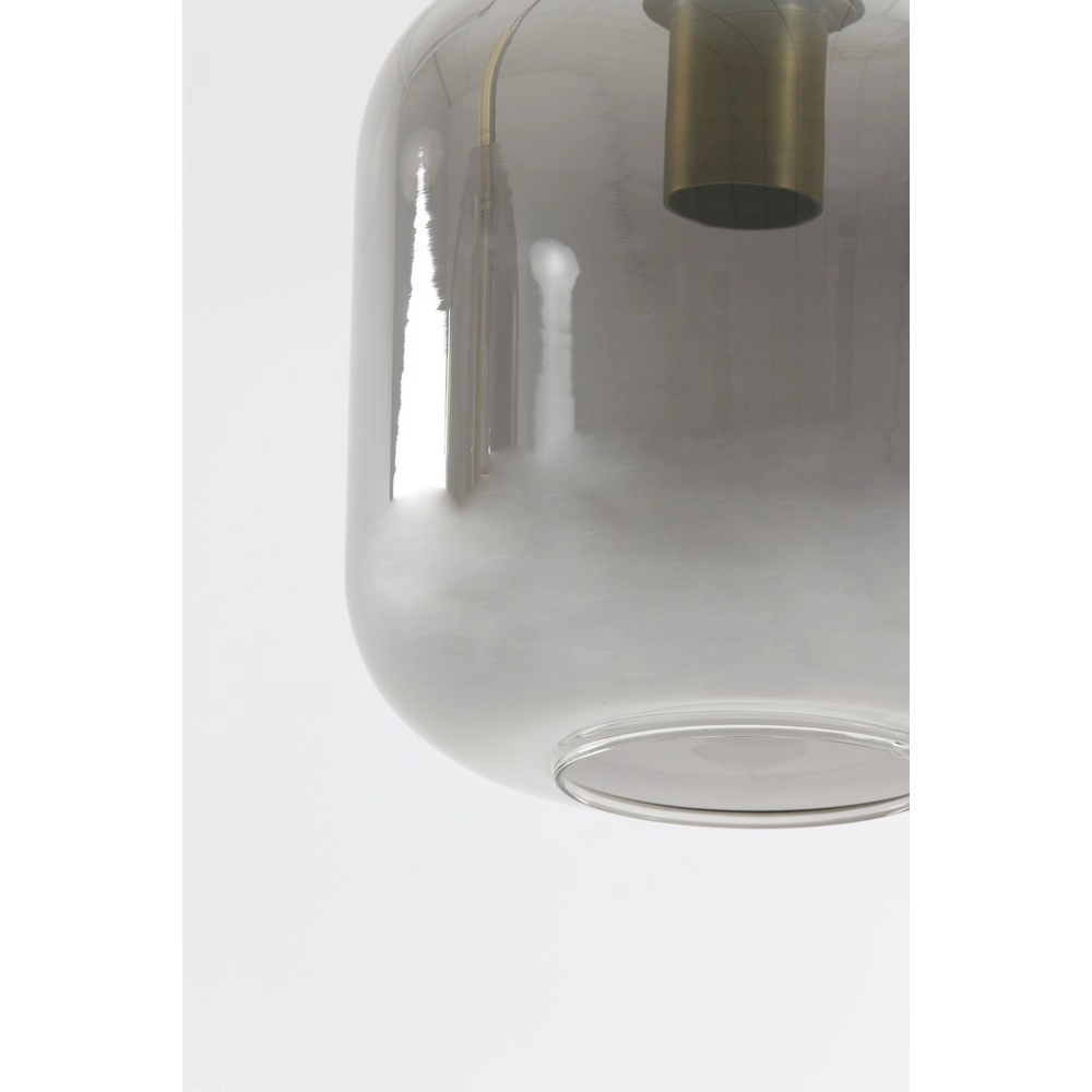 Smoke Glass Pendant Light Lekar Ø 16cm - 1x E27 Light & Living 8717807610968