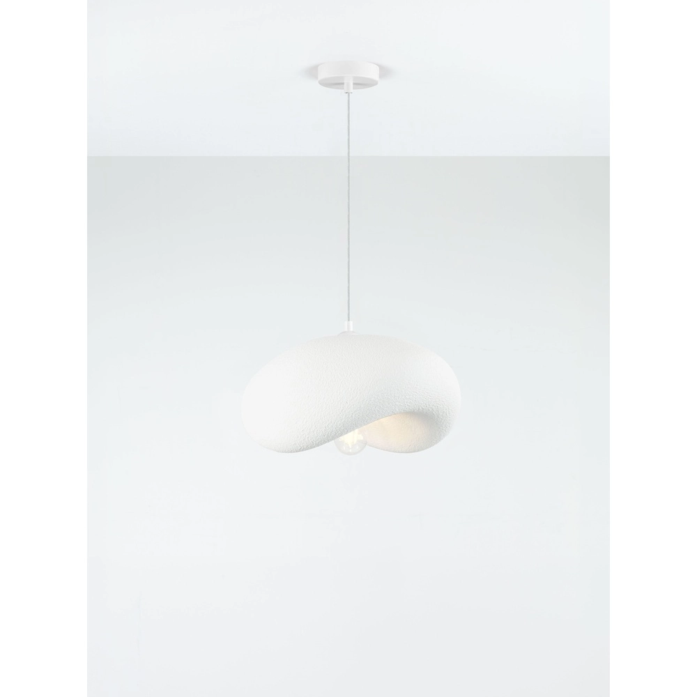Modern pendant lamp Bambel white Lyora 5212017495785