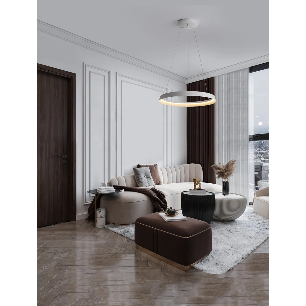 Design pendant lamp Ormi Ø 60cm white Lyora 5212017448828