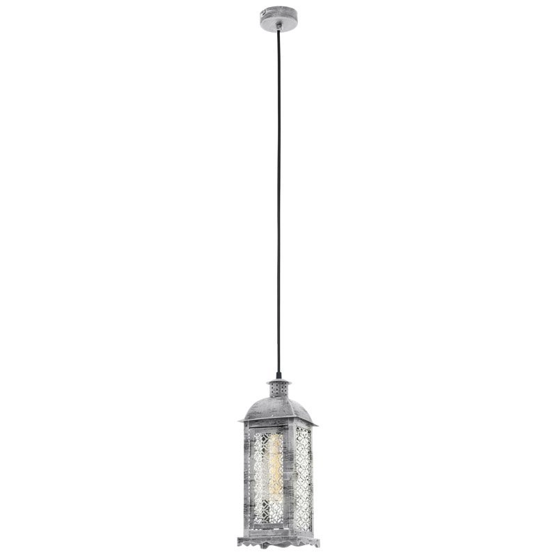 Pendant lamp Vintage Square antique silver Eglo 9002759492168